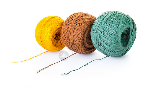 knittin 线的缠结工作室针织棕色绿色工艺衣服缠绕爱好材料羊毛图片