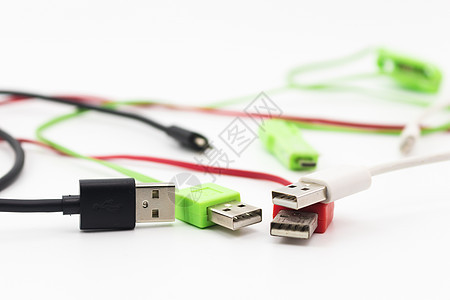 USB 与散散射线分离的 USB 连接器塑料港口插座电子技术电缆配饰界面插头金属图片