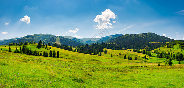 夏季山区地貌全山景观图图片