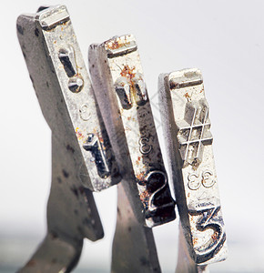 打字机古董宏观钥匙打印机器凸版乡愁金属字体记者图片