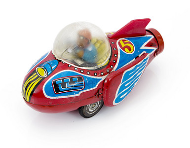 火箭驾驶舱彩色对象玩具水平背景摄影摩托车红色方式图片