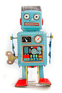 机器人发条机械小说兴趣玩物机器乐趣金属科幻玩具图片