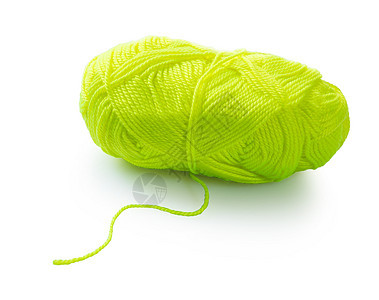 knittin 线的缠结工作室黄色细绳爱好纺织品手工工艺针织针线活白色图片