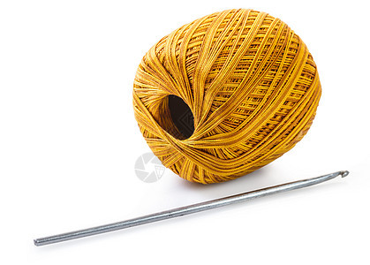 knittin 线的缠结工艺缠绕工作室棉布黄色羊毛棕色白色爱好衣服图片