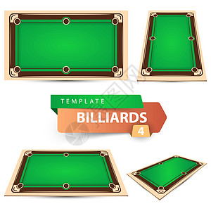 Billiard游戏模板 四个项目图片