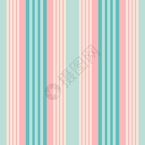 垂直的粉色和蓝色条纹打印 vecto图片
