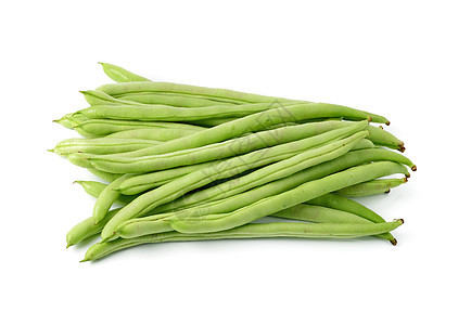白色背景的绿豆蔬菜营养农业来源饮食豆类食物维生素细绳纤维图片