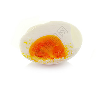 白背景孤立的壳蛋煮蛋食物食品艺术白色团体烹饪工作室家禽生活母鸡图片