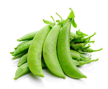 白色背景的绿豆纤维营养生产绿色维生素团体豆类烹饪花园市场图片