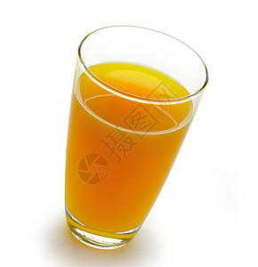 全杯橙汁 白底绝缘于白底饮料饮食橙子白色液体绿色果汁食物玻璃器皿图片