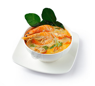 汤泰餐柠檬辣椒食物面条牛奶盘子红色功夫美食海鲜图片