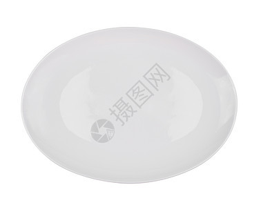 白色背景上的空白白盘子午餐厨具用具商品圆圈用餐陶瓷食物餐具桌子图片