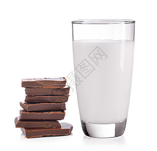 白色背景的牛奶和巧克力棒Name小吃甜点美食食物正方形棕色酒吧诱惑黑色糖果图片