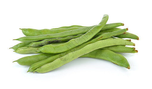 白色背景上的绿豆农业花园团体营养食物饮食蔬菜豆类豆子美食图片