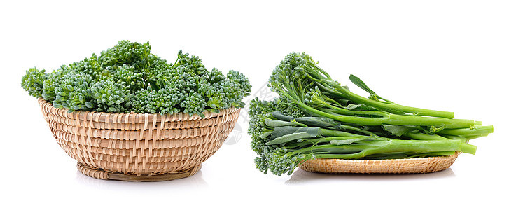 篮子里的花椰菜绿色营养沙拉小吃食物饮食白色蔬菜图片