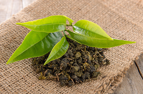 绿茶叶子抹茶草本植物文化宏观饮料白色草本药品粉末图片