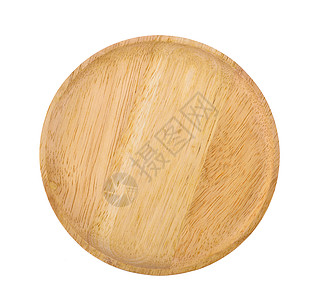 白色背景的木板木头棕色圆圈桌子圆形托盘厨房食物图片