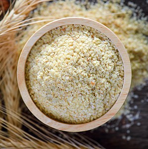 小麦种 高营养的小麦内核的心脏图片