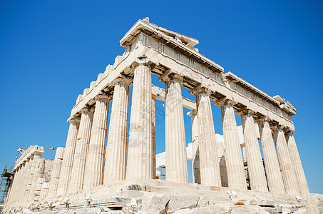 著名帕台农神庙 雅典 希腊吸引力废墟地标建筑历史性古董考古学历史大理石旅行图片