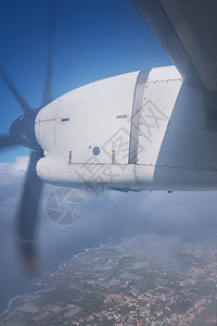 从西班牙加那利群岛的飞机窗口特纳里费高度海岸海洋窗户天际涡轮气氛航班航空公司旅游图片