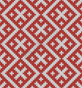 无缝针织图案 基于俄罗斯传统装饰织物羊毛装饰品图案纺织品编织提花钩针帆布针织品图片