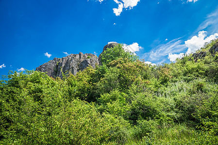 乌克兰阿克托沃峡谷和魔鬼谷的景观戏剧性差距山沟矿业太阳岩石爬坡旅行悬崖旅游图片