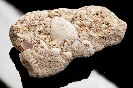 一块石头花岗岩卵石海滩矿物收藏岩石宏观墙纸碎石海岸图片
