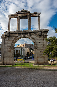 哈德里安门(哈德里安拱门)雅典历史遗迹图片