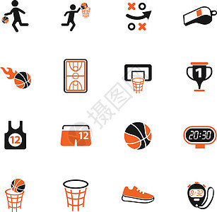 篮球颜色图标 se篮子短裤场地木板杯子运动鞋汗衫运动员玩家橙子图片