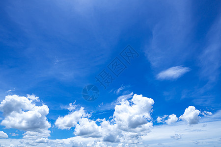 美丽的蓝色天空 阳光明日有云自由天堂气象风景臭氧白色天气环境气候场景图片