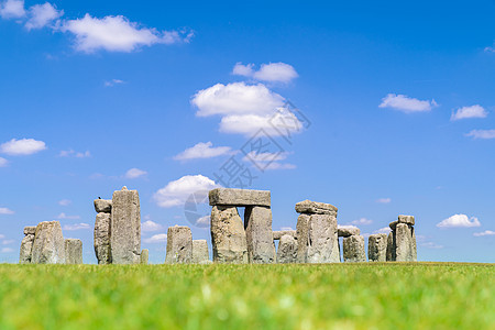 英格兰巨石柱纪念碑世界文化岩石游客天空考古学旅游英语圆圈图片