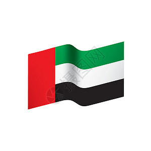 阿拉伯联合酋长国它制作图案国家流光卡片爱国乐队边界磁带飞行横幅海浪图片