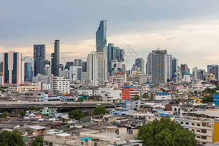 曼谷天线日落旅行地标交通天空场景城市酒店商业摩天大楼建筑学图片