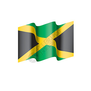 牙买加它制作图案联盟世界飞行黄色旅行框架全球丝带横幅地理图片