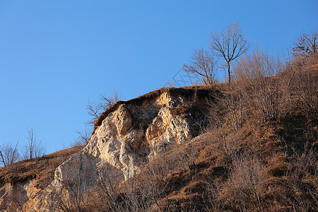 粉红 Limestone 岩石入口风景踪迹旅游石灰石全景海岸放大器旋风沙棘图片