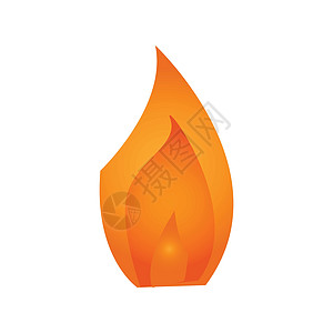矢量图 消防标志 红黄杉火花社会概念符号互联网标识白色营火表情黄色图片