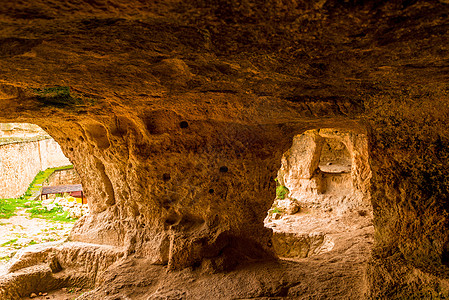 库富特-卡莱洞穴城的内观 克里米亚·巴赫奇图片