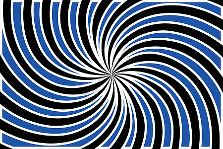 带条式抽象矢量背景白色爆破三角形漩涡蓝色太阳径向黑色旋转条纹图片