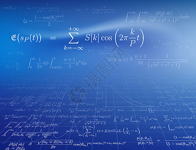 数学背景方程计算物理科学知识定理大学黑板教育木板图片