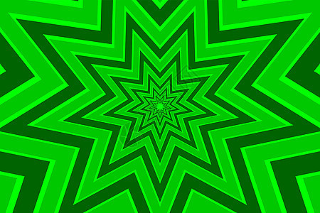 九尖星绿色抽象矢量背景背景图片