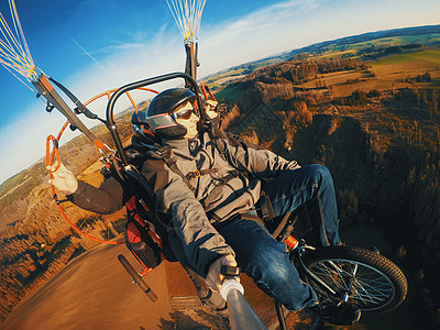 动力滑滑翔式同步飞行力量行动运输自由引擎飞行员航空男人发动机乐趣图片