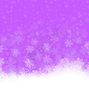 雪花模式 冬季圣诞节装饰品质圆圈薄片降雪水晶插图季节风格反射装饰品艺术图片