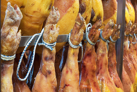 西班牙火腿地窖 食品工业治愈调色板美食猪肉工厂仓库小吃熟食文化持有者图片