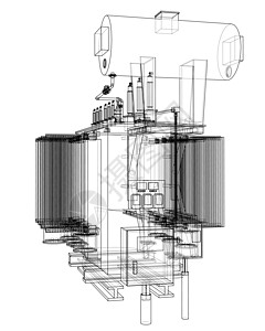 高压变压器概念草图车站高压变压器电气工程活力工业电缆变电站图片