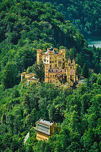 德国城堡建筑学历史性吸引力旅游旅行童话风景地标山脉建筑图片