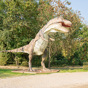 暴龙雷克斯巨型史前恐龙模型图片