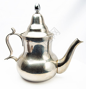 银茶壶图片