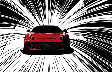 roa 中的速度超级汽车矢量图运动驾驶发动机奢华车轮车辆经销商涡轮轮子赛车图片