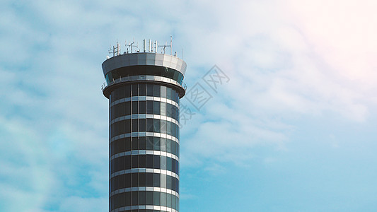 泰国曼谷机场航空交通联系中心塔台泰国曼谷机场技术蓝色航空建造指导空气雷达交通建筑旅行图片