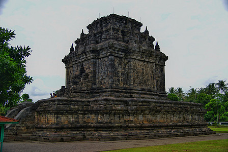 孟杜特寺庙 印度尼西亚日惹发现的又一座古老纪念碑吸引力游客石头建筑学旅游世界天空遗产城市旅行图片